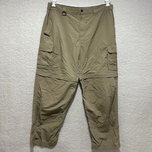 Alpine Design Beige Outdoor Convertible Zip-Off Cargo Pants Size‎ 38